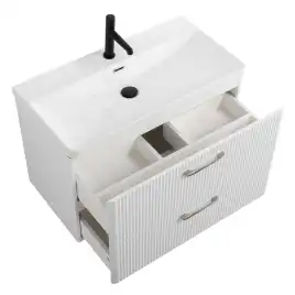 Тумба под раковину BelBagno DUE-600-2C-SO-BL-P подвесная Bianco Lucido