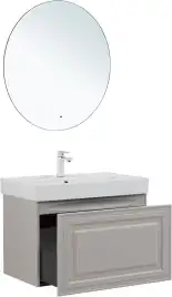 Тумба под раковину Aquanet Агата 75 бежевый, 345487