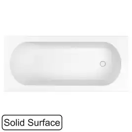 Ванна из искусственного камня WHITECROSS 170x75 Gin, белая матовая 0217.170075.200