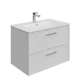 Тумба под раковину Kerama Marazzi PIANO CLASSIC 75 см, PIA.CL.75\WHT.M подвесная, Белая матовая