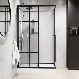 Душевая кабина Niagara Standart 100х80х225 ST100/80/15QL/KL/BKT низкий поддон, без гидромассажа