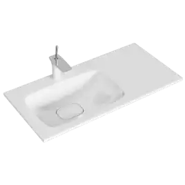 Тумба с раковиной подвесная Aqwella 5 Stars Accent 90 см, ACC0109LW, цвет Белый