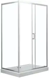 Душевая дверь Aquanet  100 см, SD-1000A, профиль Хром, стекло Прозрачное