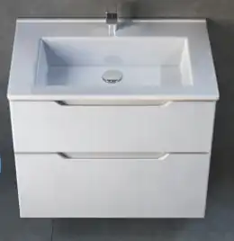 Тумба под раковину Jorno SLIDE 75 Sli.01.75/P/W Белая