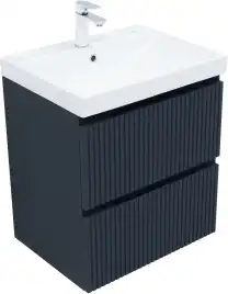 Тумба под раковину Aquanet Джейн (Flat) 60 маренго, подвесная, 335427