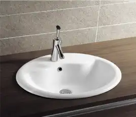 Умывальник CeramaLux 316 570х460х195 Полувстраиваемая цвет Белый