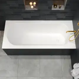 Ванна из искусственного камня WHITECROSS 165x75 Gin, белая матовая 0217.165075.200