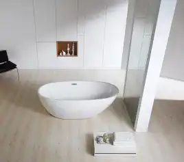 Акриловая ванна Azario LEEDS 170х85 LEE17085, отдельностоящая, белая