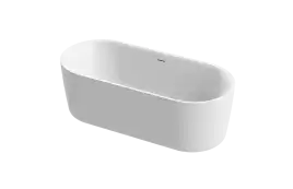 Акриловая ванна CEZARES METAURO-INT-Central-180-80-60-W-MATT, Белая матовая