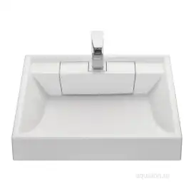 Раковина  Aquaton Рейн 60х50 1A72103KRW010  над стиральной машиной, из литьевого мрамора, Белая