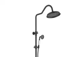 Душевая система Aquatek КЛАССИК AQ2563MB с термостатом, Черный матовый