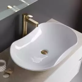 Раковина накладная BelBagno 665х410х120 BB1334, цвет Белый