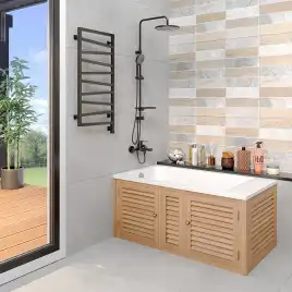 Ванна из литьевого мрамора  Aqua de Marco MALTA 167х77 с металлическими ножками Белая 1170WMAL/1