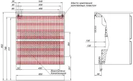Тумба под раковину Aquanet Джейн (Flat) 60 маренго, подвесная, 335427