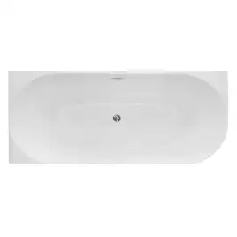 Акриловая ванна Azario RIO GRANDE 160х75 пристенная левая, в комплекте с сифоном и металлической рамой, AZ-6724-2L 16075