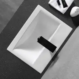 Умывальник CeramaLux 9393-50 510х395х155 Полувстраиваемая цвет Белый