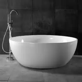 Акриловая ванна Abber 150х150 AB9279, отдельностоящая, Белая глянцевая