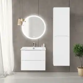 Зеркало BelBagno SPC-RNG 60х60 SPC-RNG-600-LED-TCH с подстветкой, сенсорный выключатель