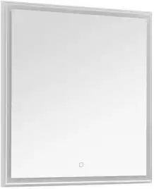 Зеркало Aquanet Nova Lite 75х80 242271 с подстветкой, сенсорный выключатель, Белый