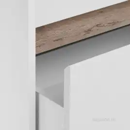 Тумба под раковину Aquaton Марти 55 1A263201MY010 подвесная цвет, белый / дуб эндгрейн