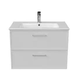 Тумба под раковину Kerama Marazzi PIANO CLASSIC 75 см, PIA.CL.75\WHT.M подвесная, Белая матовая