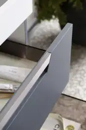 Тумба с раковиной подвесная Aqwella 5 Stars Cube 70 см, CUB0107GR, цвет Серый