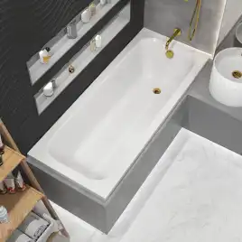 Акриловая ванна Whitecross VIBE 180х75 0105.180075.100 прямоугольная, Белая