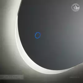 Зеркало Aquaton Венто 100х80 1A260902VO010 с подстветкой, сенсорный выключатель с функцией диммера, Серебро