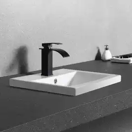 Умывальник CeramaLux 9393-50 510х395х155 Полувстраиваемая цвет Белый