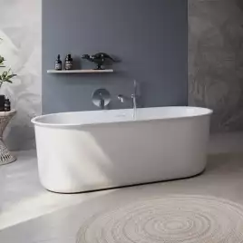 Акриловая ванна BelBagno 170х78 BB709-1700-780, отдельностоящая, Белая глянцевая