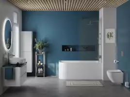 Акриловая ванна BelBagno 150х73 BB712-1500-730-R, отдельностоящая, Белая глянцевая