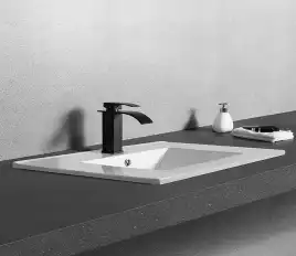 Умывальник CeramaLux YJ803-70 710х405х185 Полувстраиваемая цвет Белый