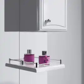 Тумба с раковиной напольная Aqwella Barcelona 55 см, Ba.01.05/2, цвет Белый