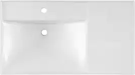 Раковина Aquanet Side 90 левая, белая, 347438