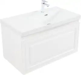 Тумба под раковину Aquanet Агата 90 белый сатин, 345482