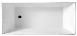 Акриловая ванна Abber 170х75 AB9274-1.7, отдельностоящая, Белая глянцевая
