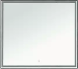 Зеркало Aquanet Nova Lite 90х80 242263 с подстветкой, сенсорный выключатель, Дерево темное