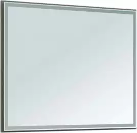 Зеркало Aquanet Nova Lite 100х80 242623 с подстветкой, сенсорный выключатель, Дерево темное