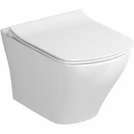 Унитаз Ravak Classic RimOFF, подвесной, безободковый, без сиденья, белый (X01671)