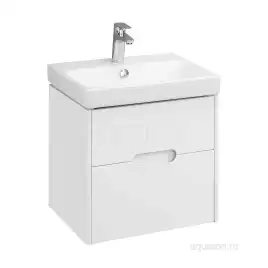 Тумба под раковину Aquaton Оливия 55 1A254201OL010 подвесная цвет, белый матовый