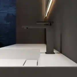 Смеситель для раковины Vincea Dice VBF-2DS1MB однорычажный, черный матовый