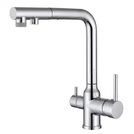 Смеситель для кухни Abber Emotion AF8814 с подключением к фильтру с питьевой водой, Хром