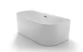 Акриловая ванна Azario BRADFORD 180х80 BRA18080, отдельностоящая пристенная, белая