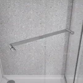 Душевой уголок Azario 90х90 AZ-L47-90-MB-CL, профиль черный матовый, стекло Прозрачное