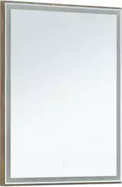 Зеркало Aquanet Nova Lite 60х80 249510 с подстветкой, сенсорный выключатель, Дерево темное