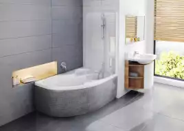 Акриловая ванна Ravak ROSA II 170х105 C421000000 правая, Белая