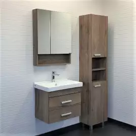 Тумба с умывальником Comforty Никосия 60П Дуб темный, 00-00008853
