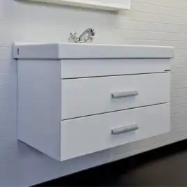 Тумба с умывальником Comforty Никосия 80П Белый, 00-00011163