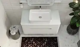 Тумба под раковину Jorno BOSKO 100 Bos.01.100/P/W Белая