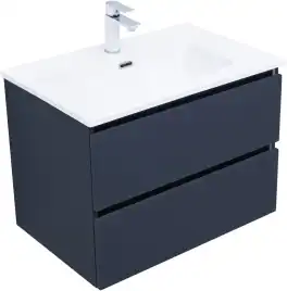 Тумба под раковину Aquanet Вега 2.0 70 маренго, подвесная, 337948